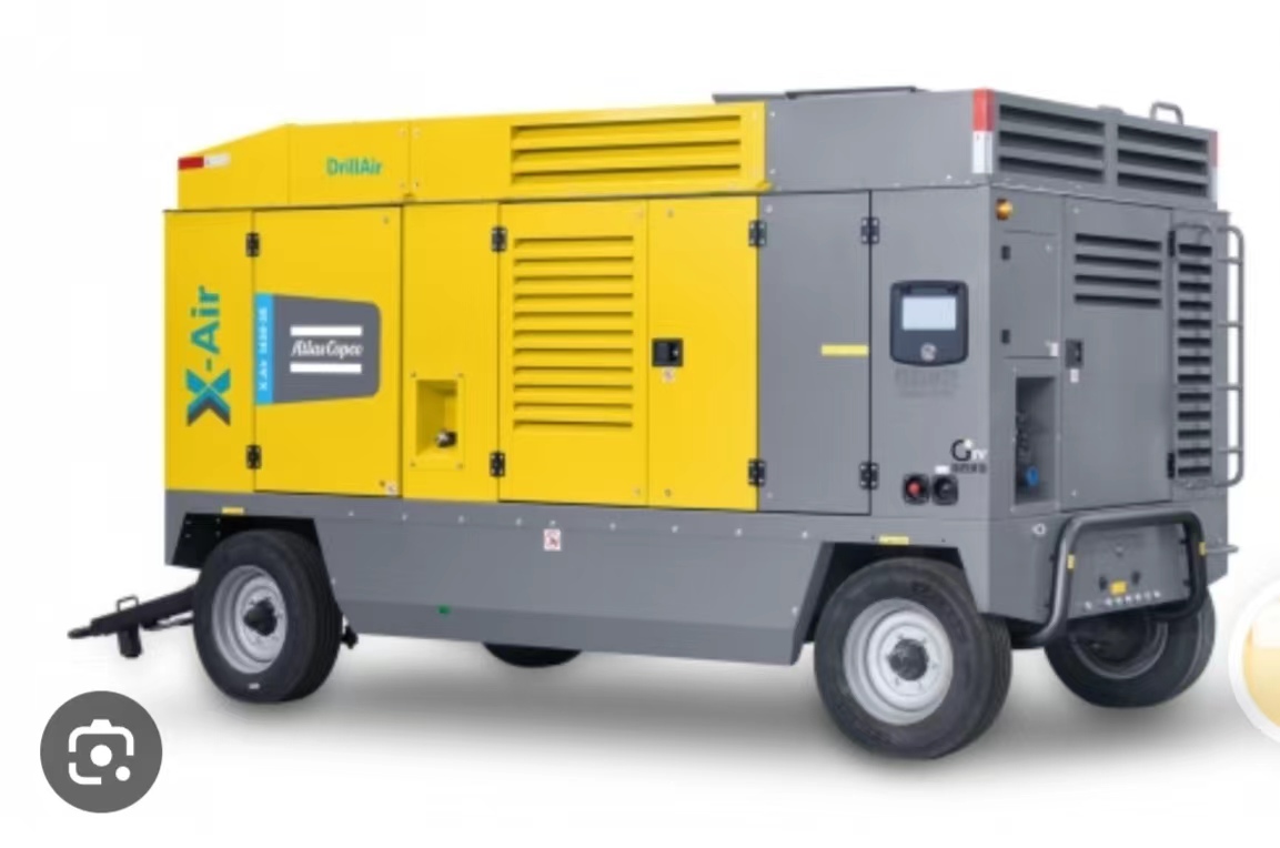 Atlas Copco Diesel Engine Portable Air Compressor X-Air 1280-30 For GB ...