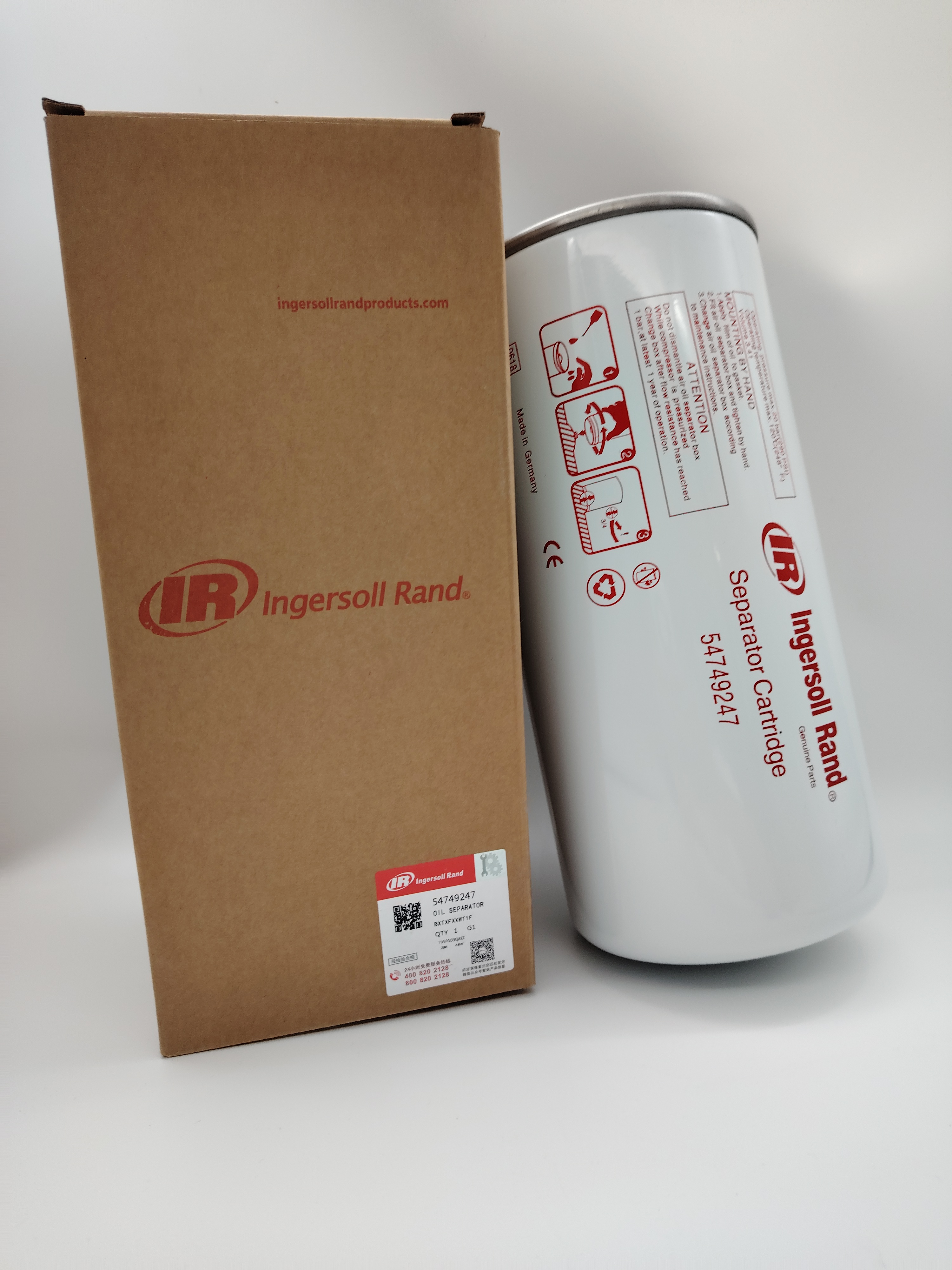 Ingersoll Rand Spare Parts 54749247 Oil-filter