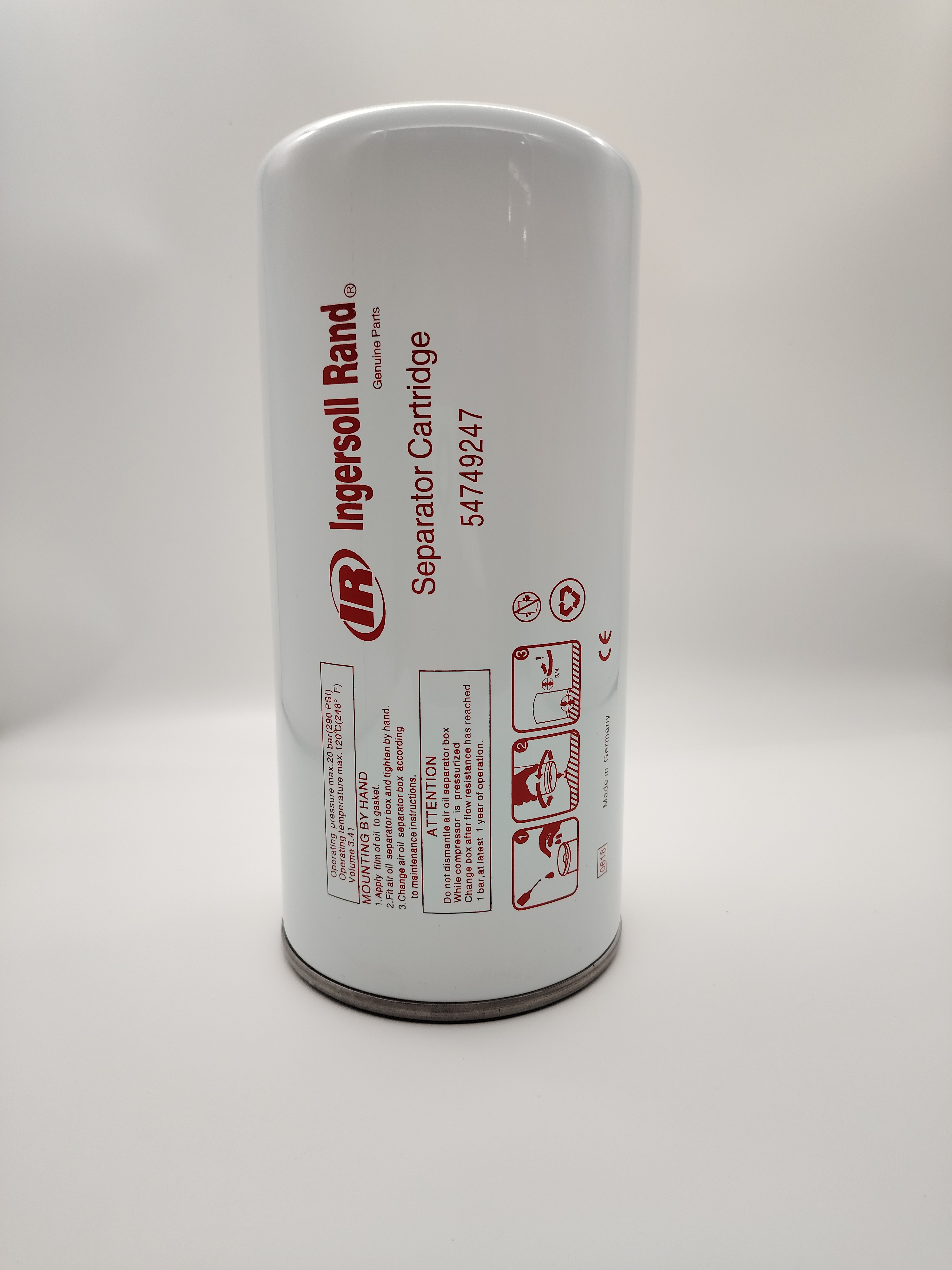 Ingersoll Rand Spare Parts 54749247 Oil-filter