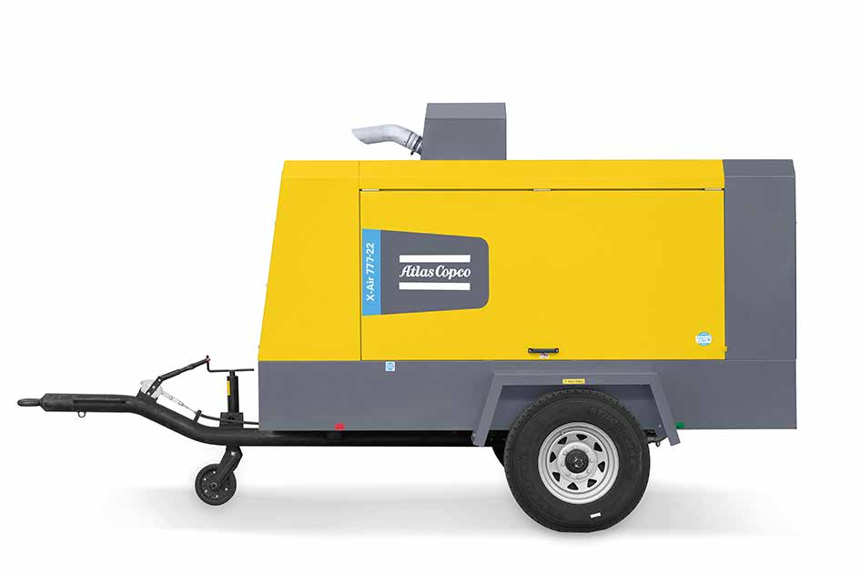 Atlas Copco Diesel Engine Portable Air Compressor X-Air 900-12