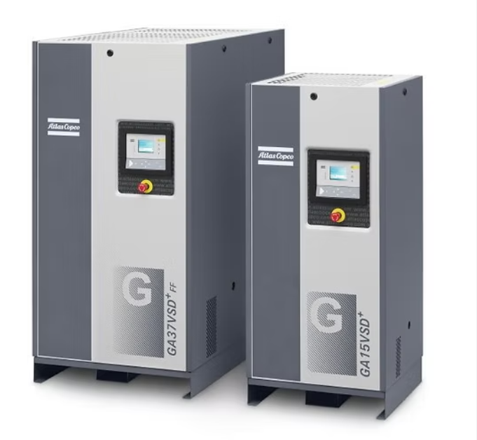 Atlas Copco Oil-injected Rotary Screw Air Compressors GA 37 VSD+
