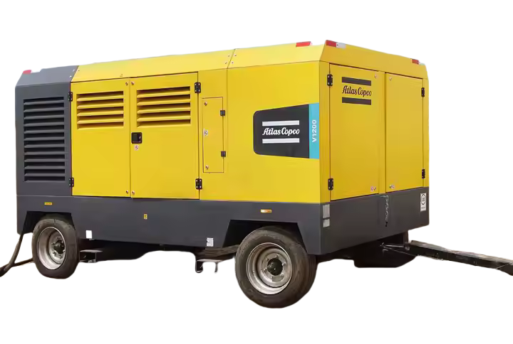 Atlas Copco Diesel Engine Portable Air Compressor V 1200