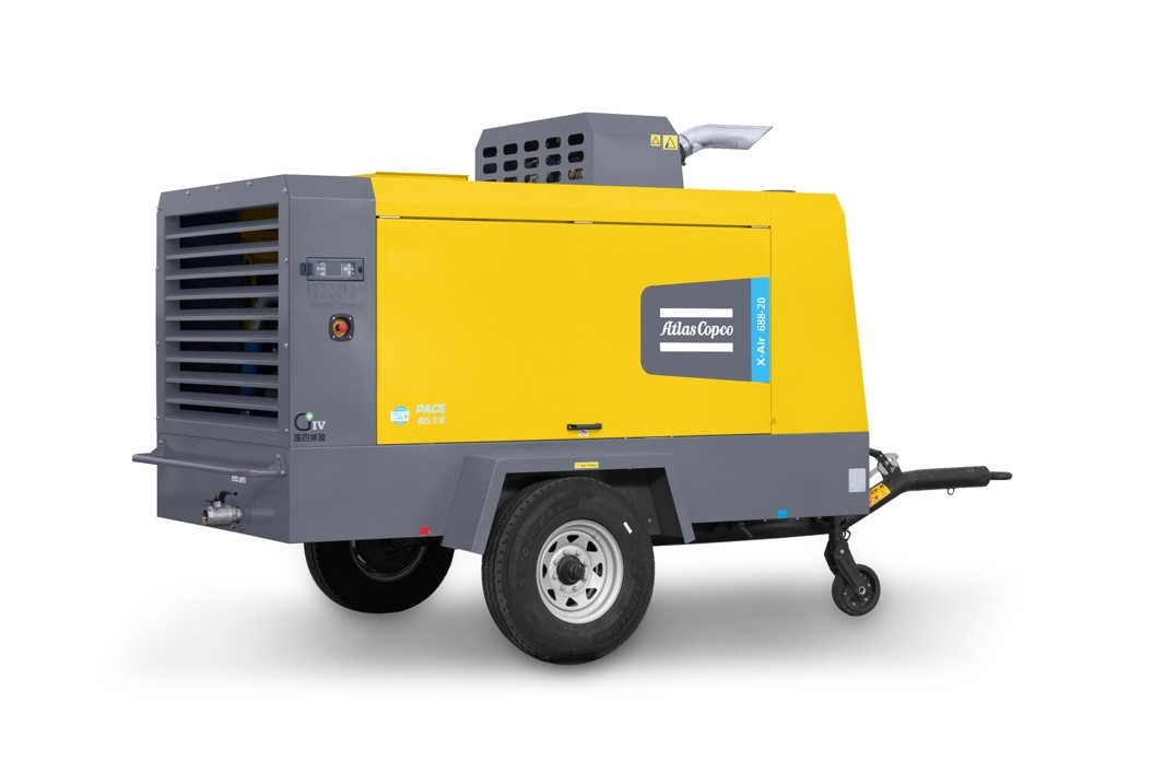 Atlas Copco Diesel Engine Portable Air Compressor X-AIR+ 777-22
