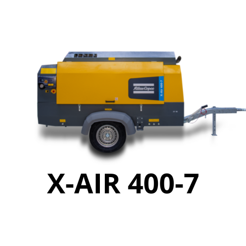 Atlas Copco Diesel Engine Portable Air Compressor X-AIR 400-7