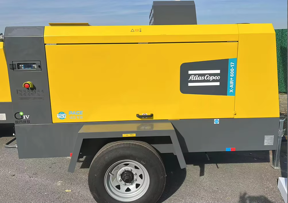 Atlas Copco Diesel Engine Portable Air Compressor X-AIR+ 600-17