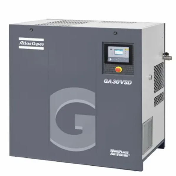 Atlas Copco Oil-Inject Screw Air Compressor GA30 VSD