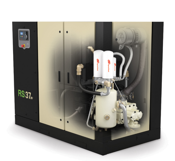 Ingersoll Rand Oil-Inject Screw Air Compressor RS4-37