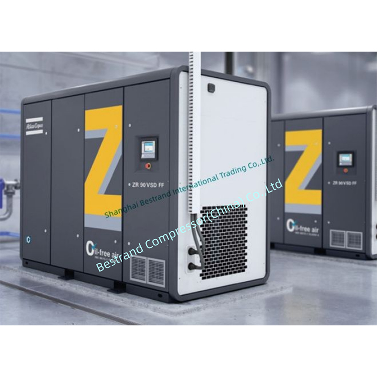 Atlas Copco Oil Free Air Compressor ZR 90 VSD
